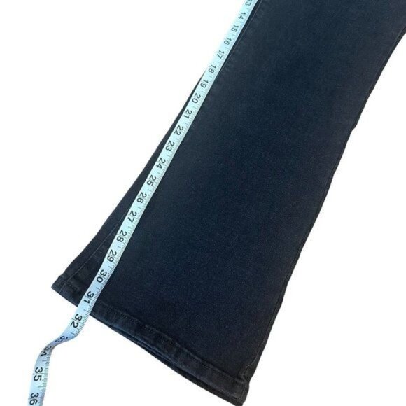 Sonoma Women’s Bootcut Leg Denim Jeans Size 18R Black Charcoal Stretch Mid Rise - Picture 7 of 10